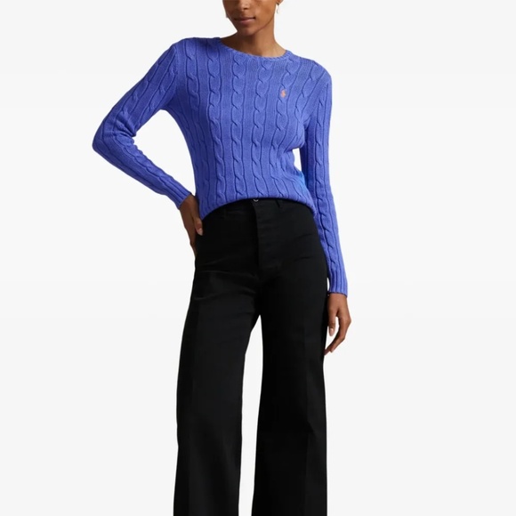 Polo Ralph Lauren Julianna Cable-Knit Cotton Sweater - Picture 2 of 4